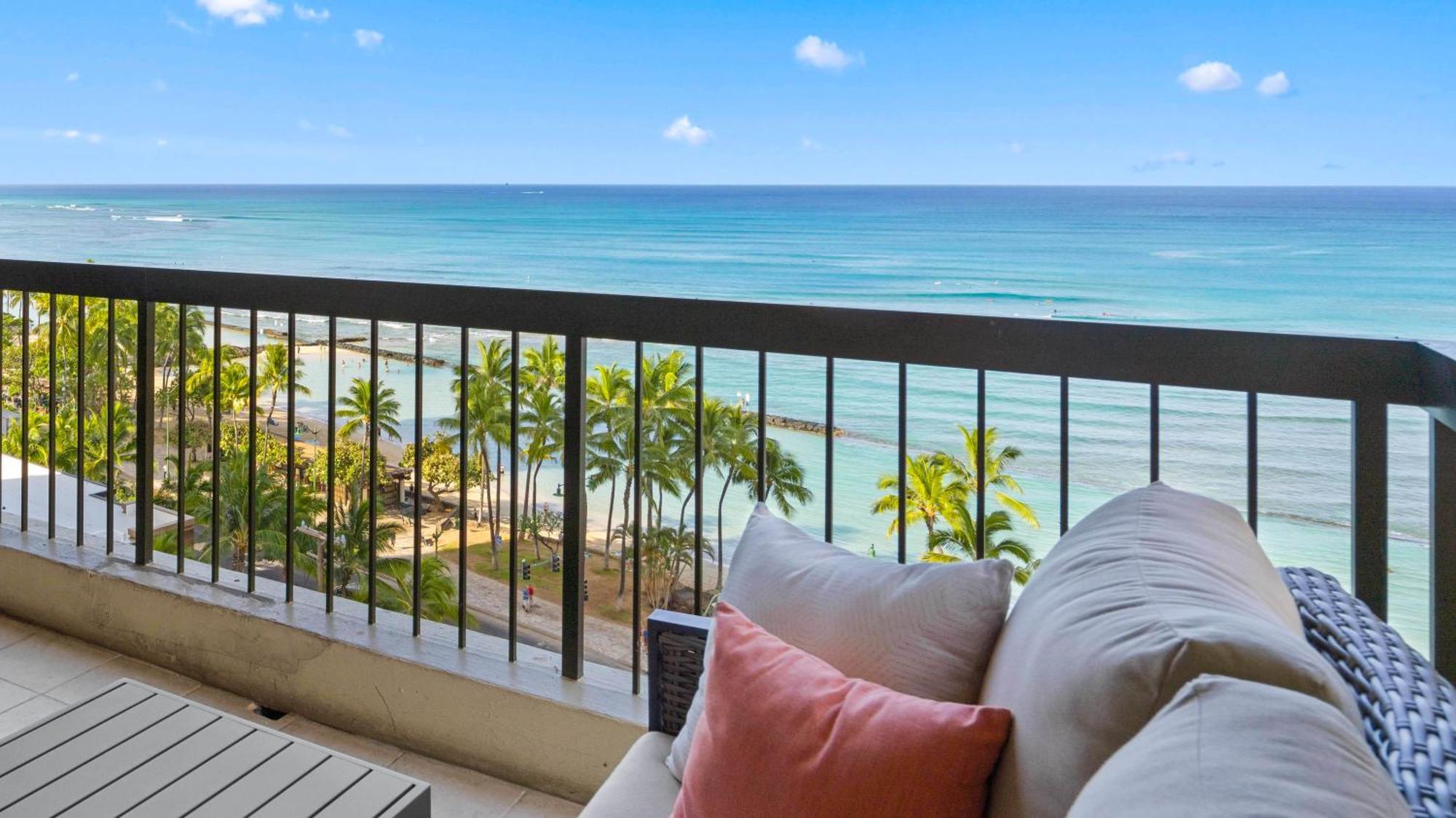 Luxury Oceanfront 2 Bedroom Apartment At Waikiki Beach Tower Honolulu Zewnętrze zdjęcie